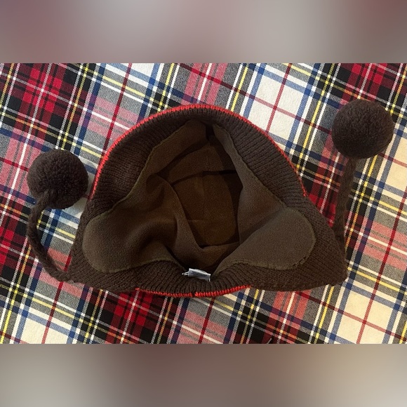 KATE SPADE NEW YORK “Under the Mistletoe” Brown Wool & Fleece Hat - Picture 9 of 13